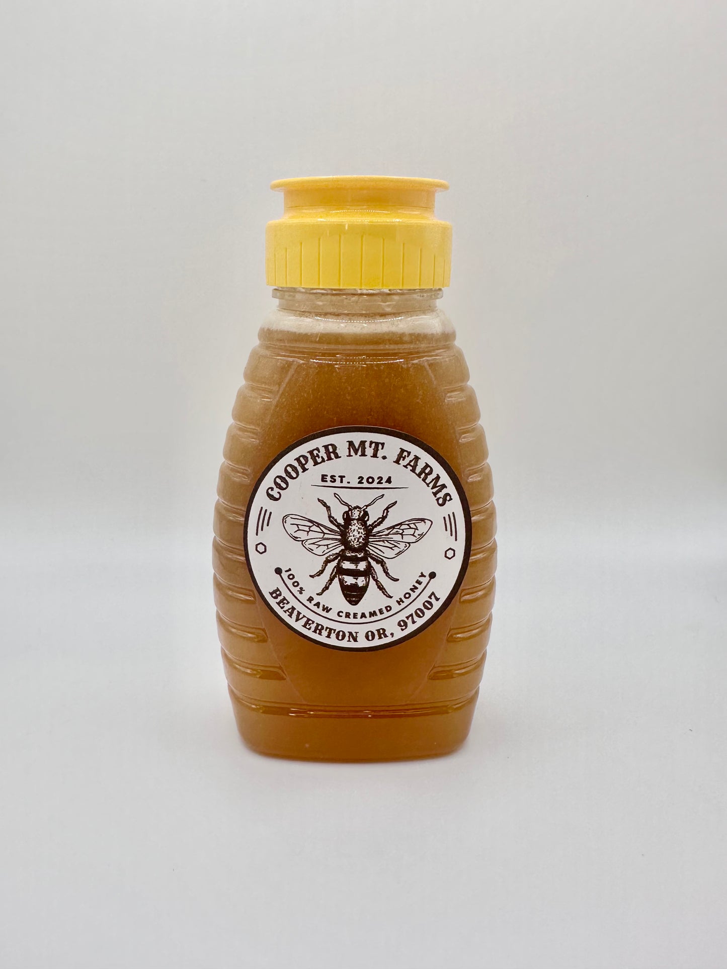 Honey 8oz Plastic Bottle