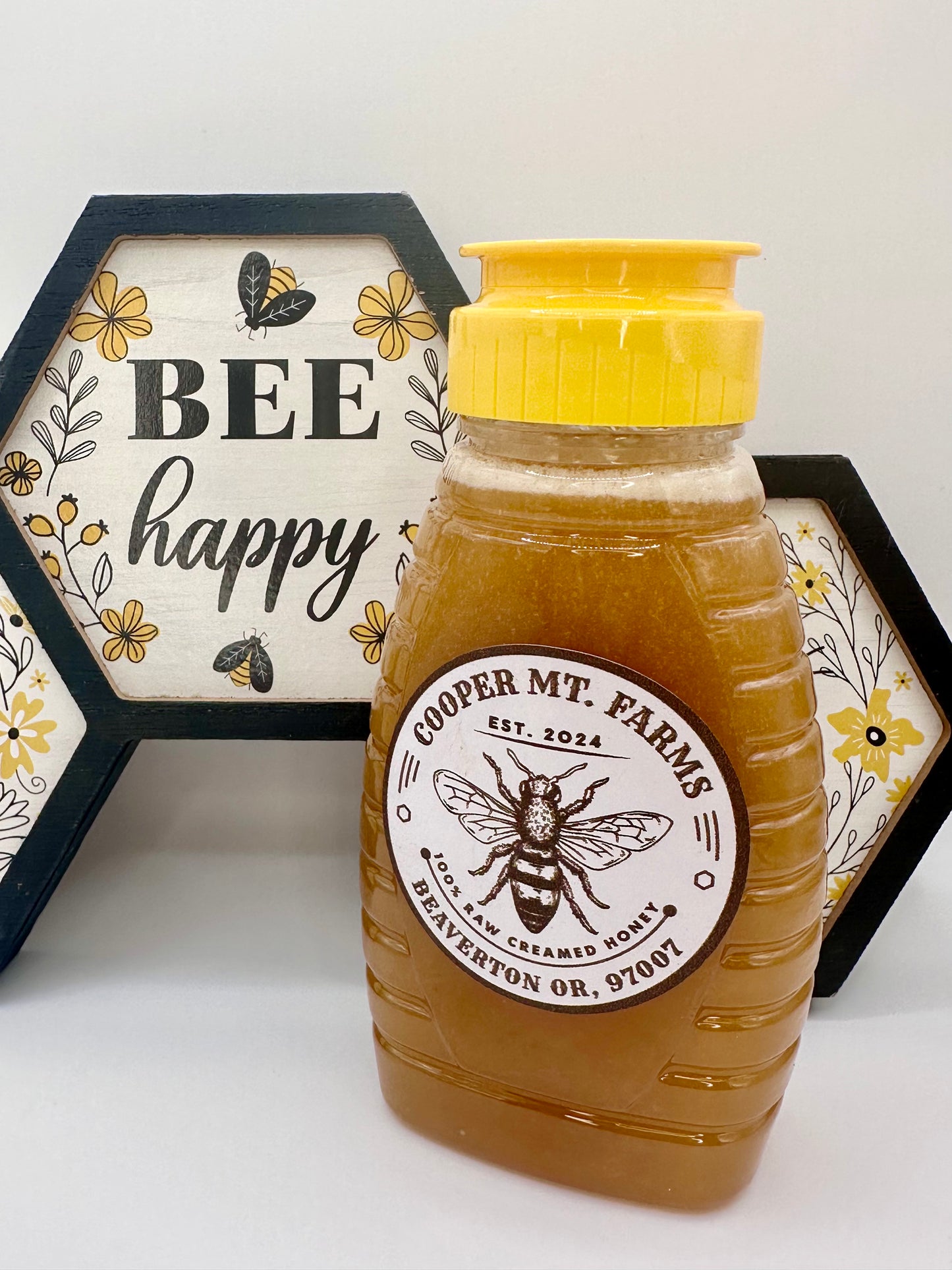 Honey 8oz Plastic Bottle