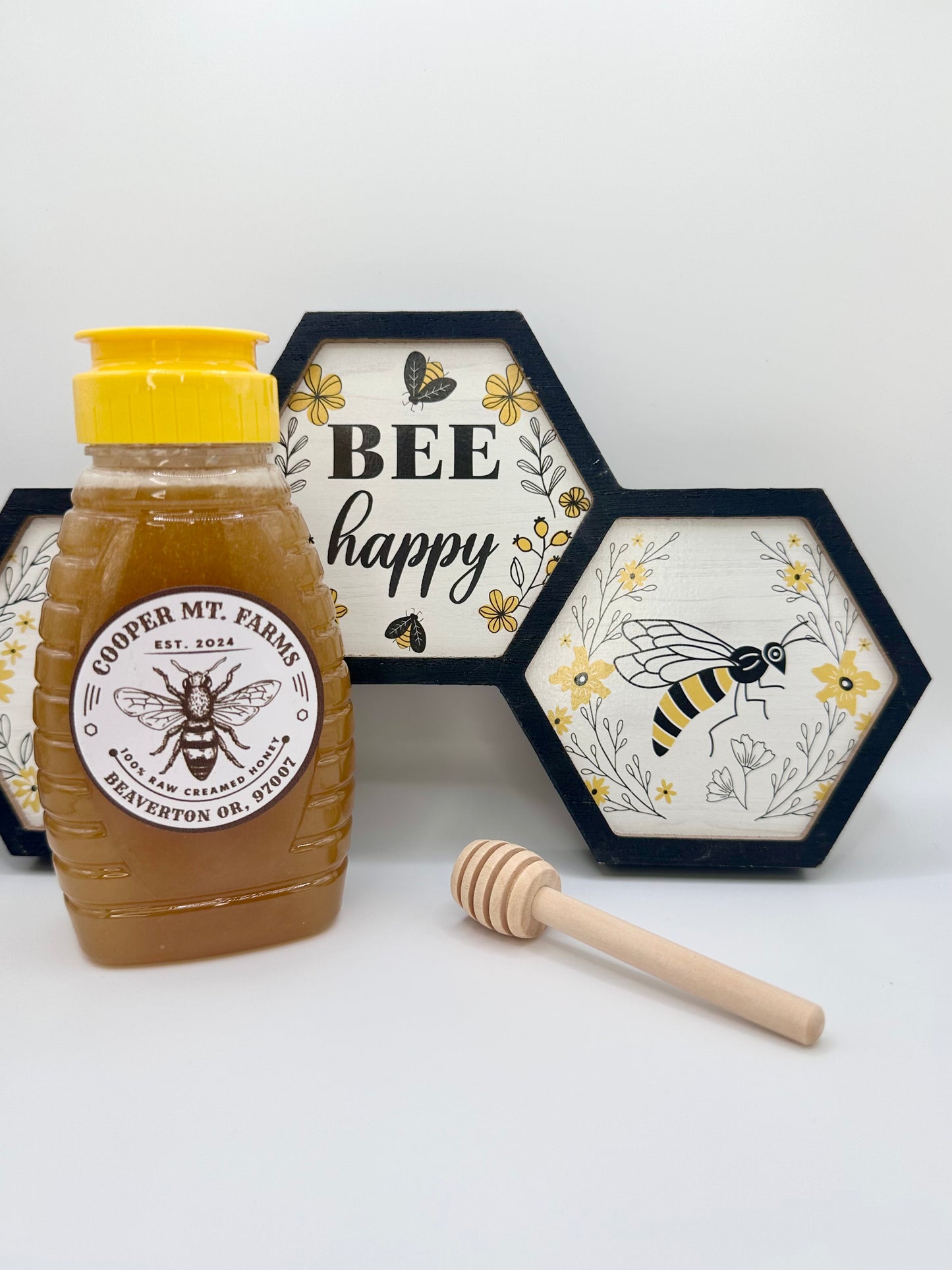 Honey 8oz Plastic Bottle