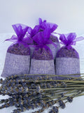Lavender Sachet  Purple Gauze