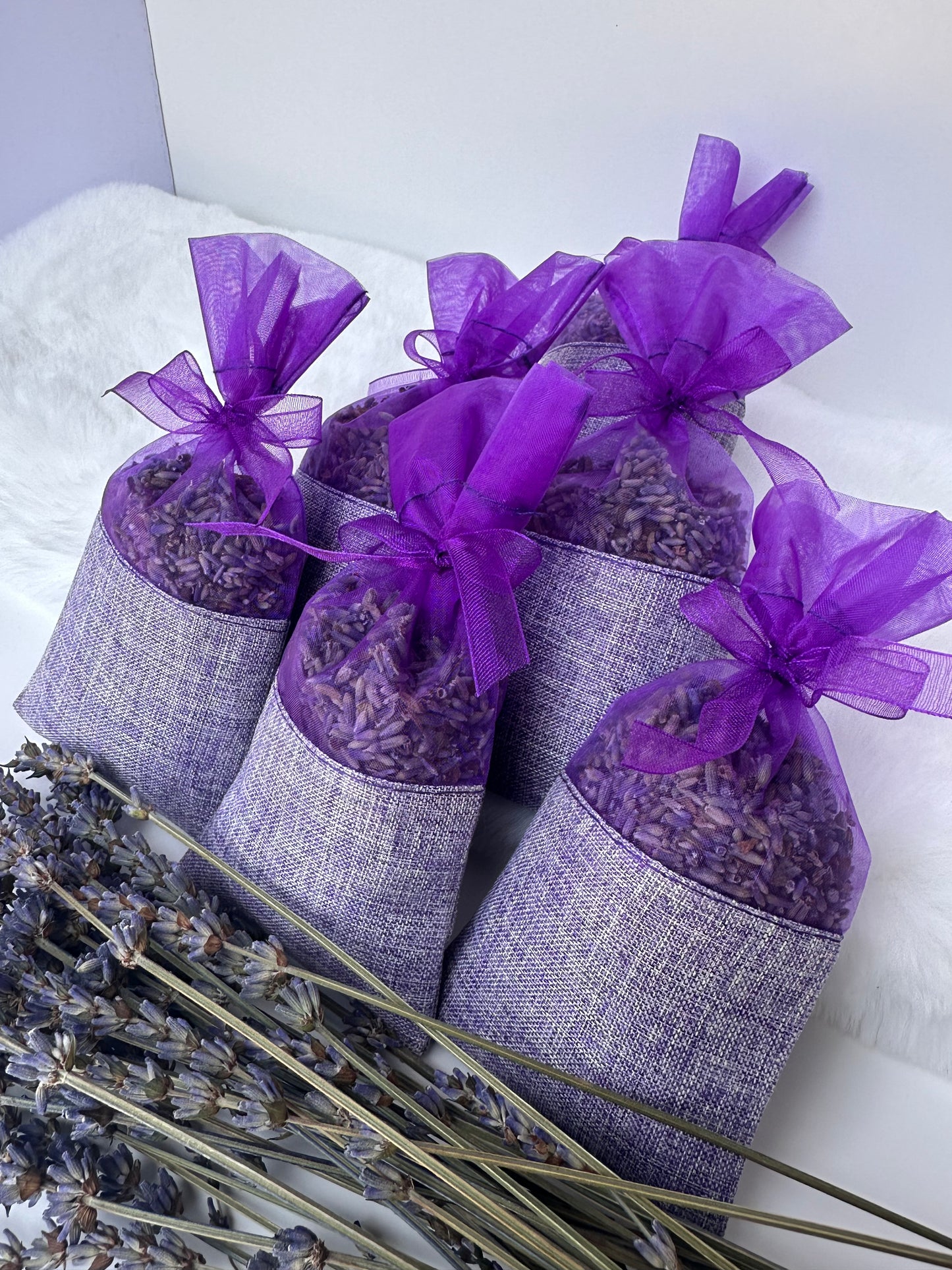 Lavender Sachet  Purple Gauze