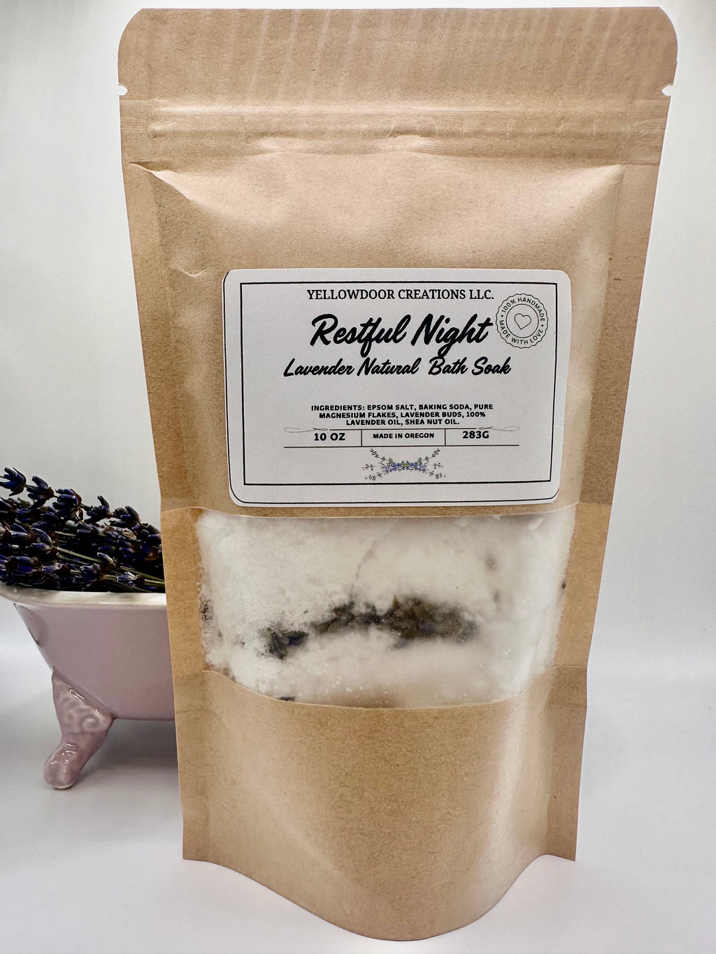 Lavender Natural Bath Soak 10oz