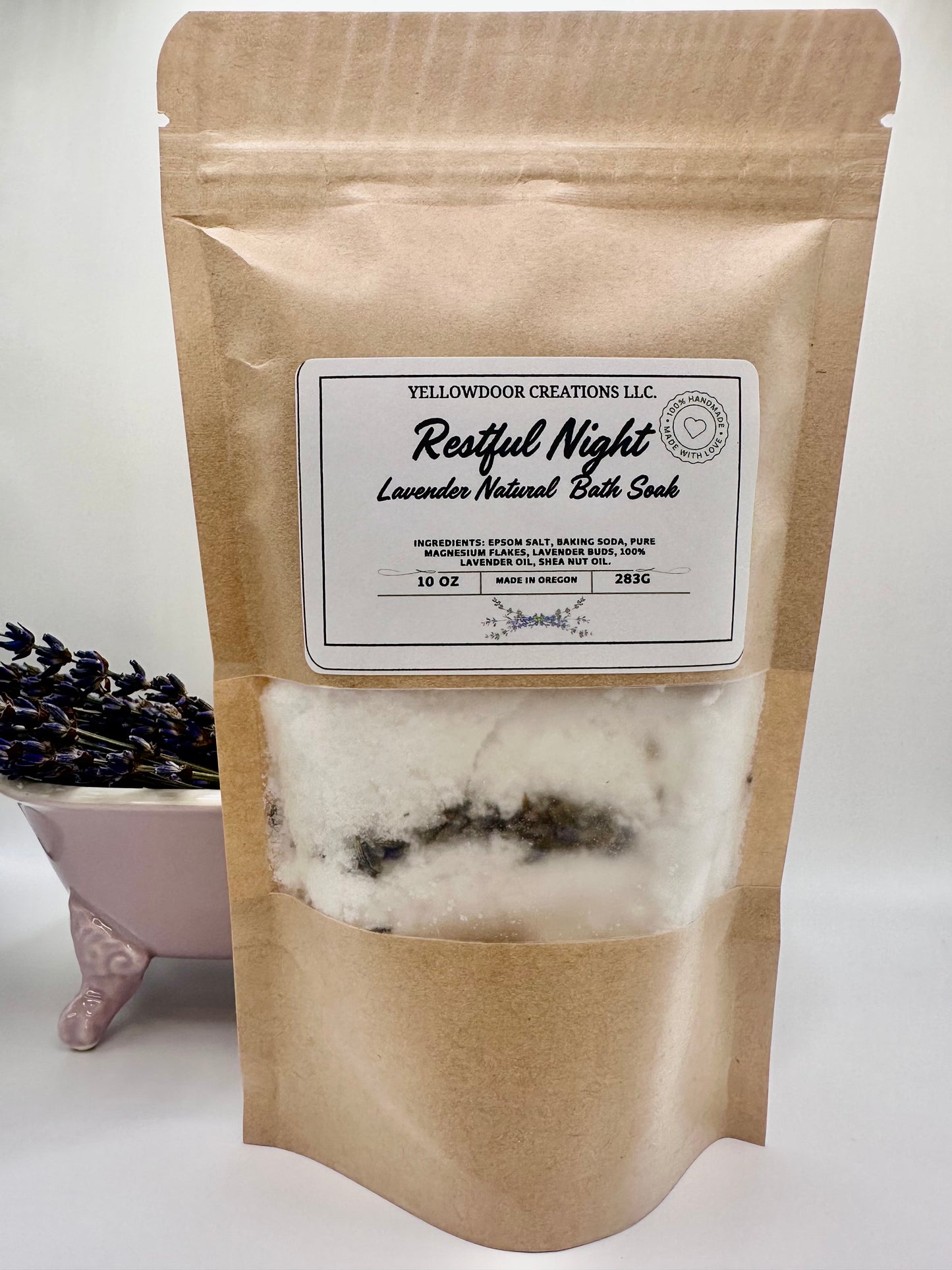 Lavender Natural Bath Soak 10oz
