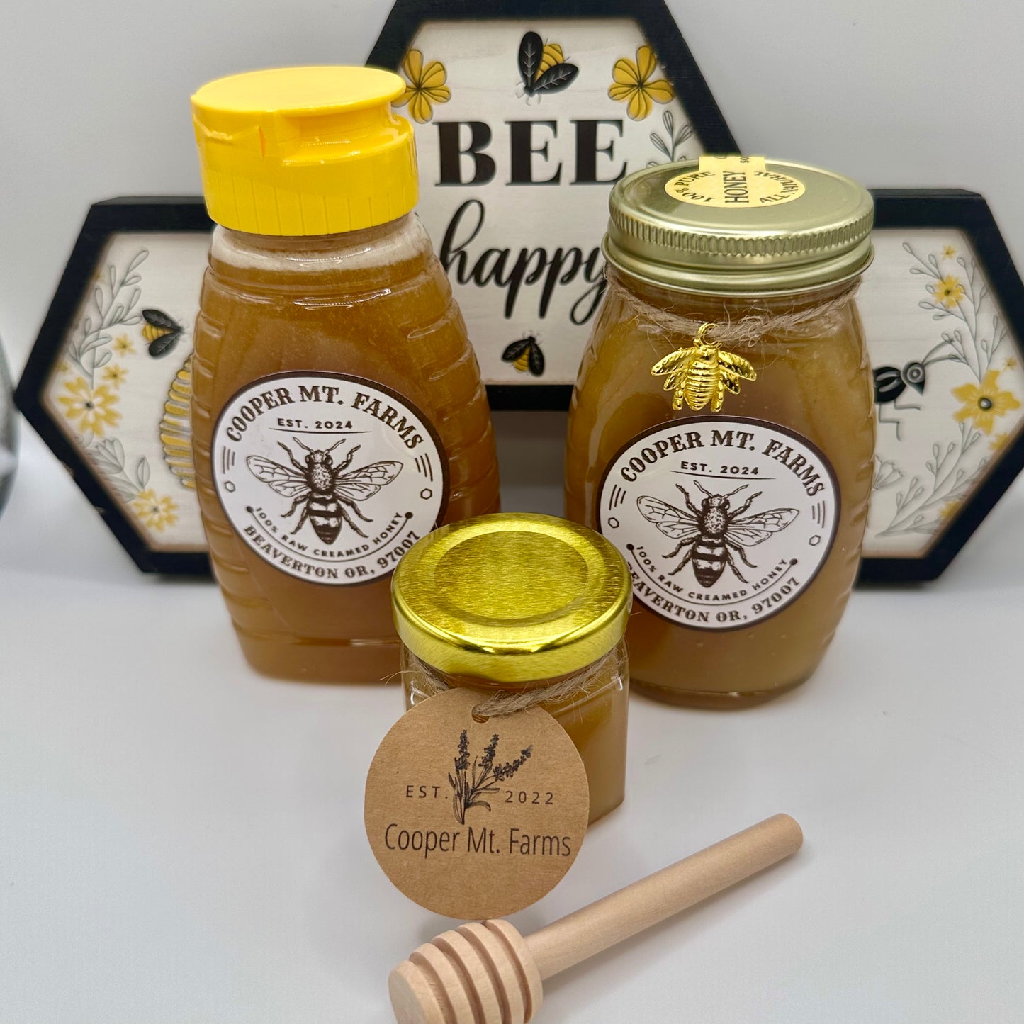 Honey 2oz Bear Plastic Bottle