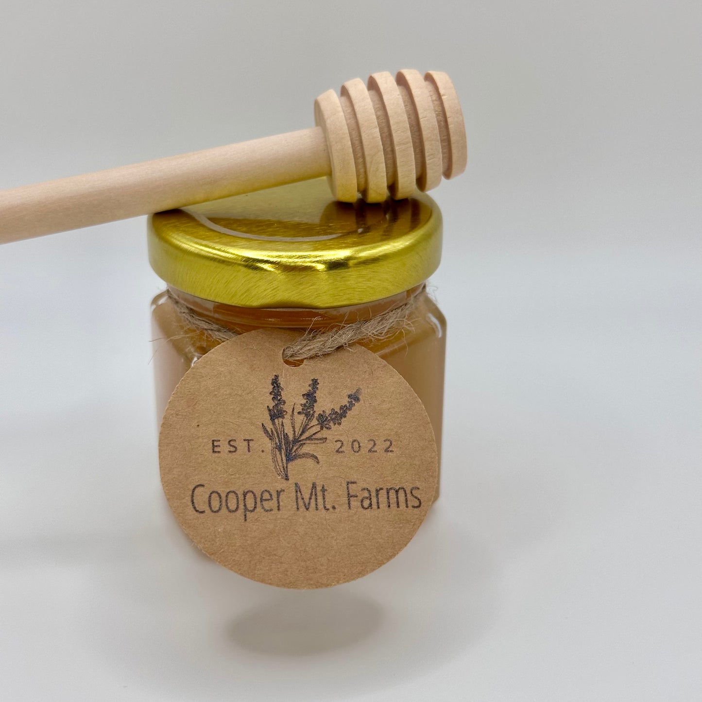 Honey 2oz Glass Bottle