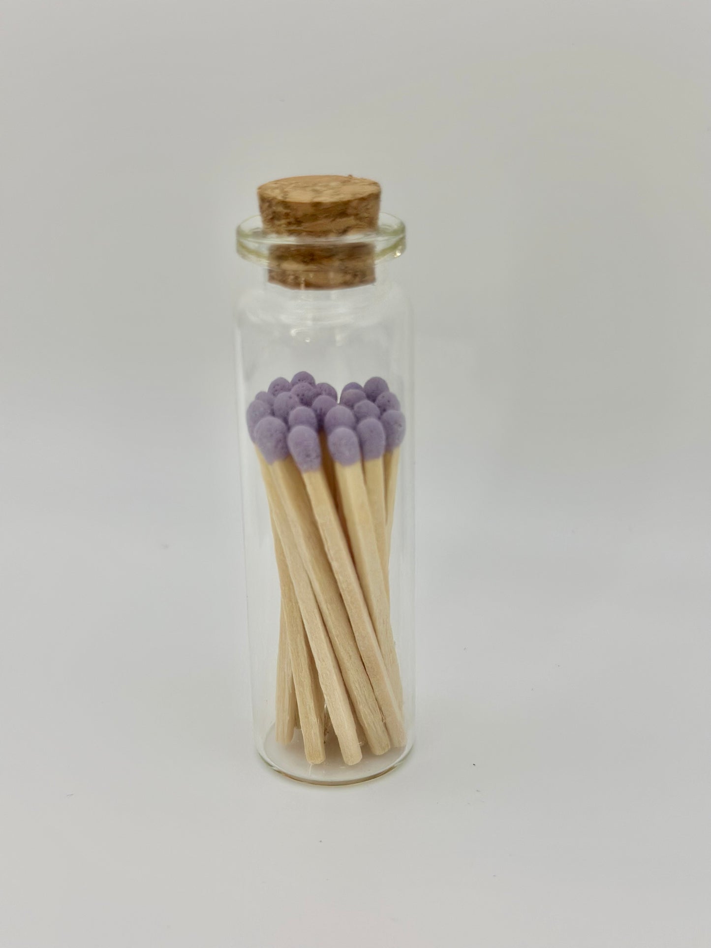 Purple and Gold Tip Decorative Matches Small 18+