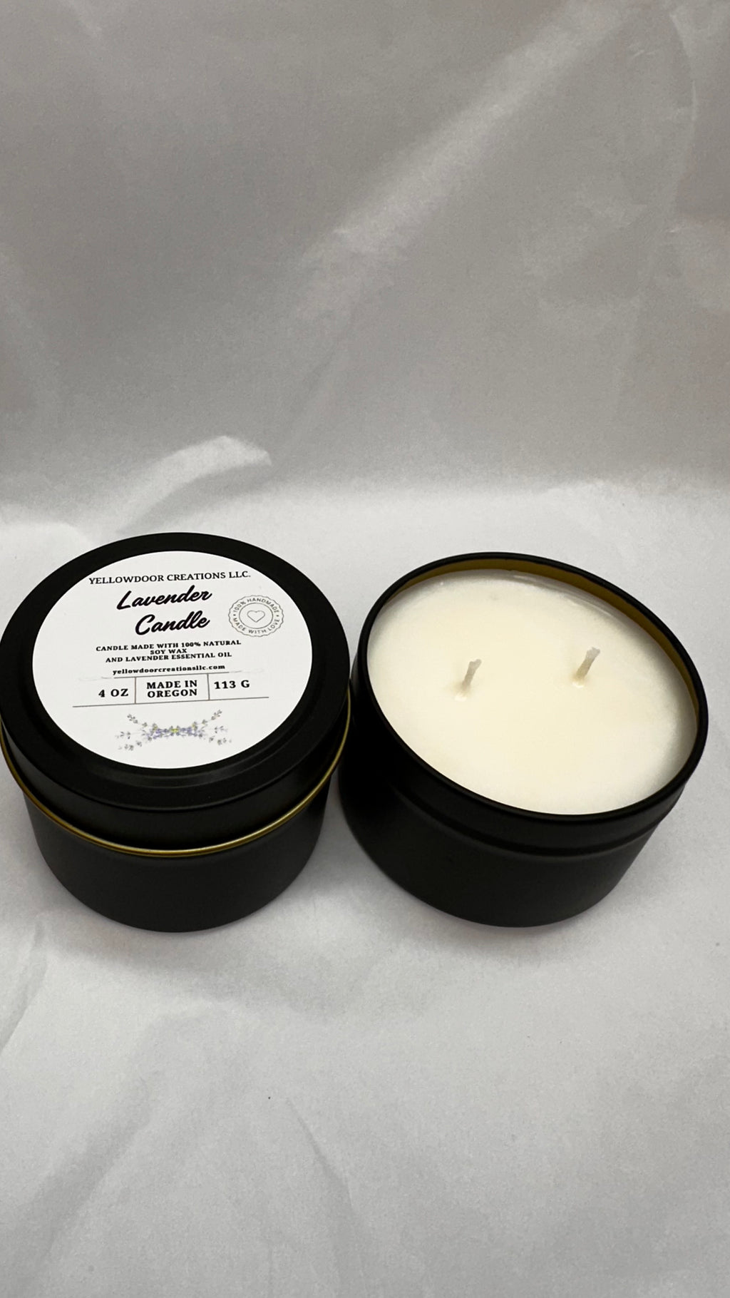 Lavender Candle Gift Box