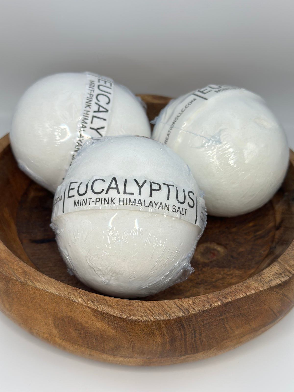 Eucalyptus Mint-Pink Himalayan Salt Bath Bomb