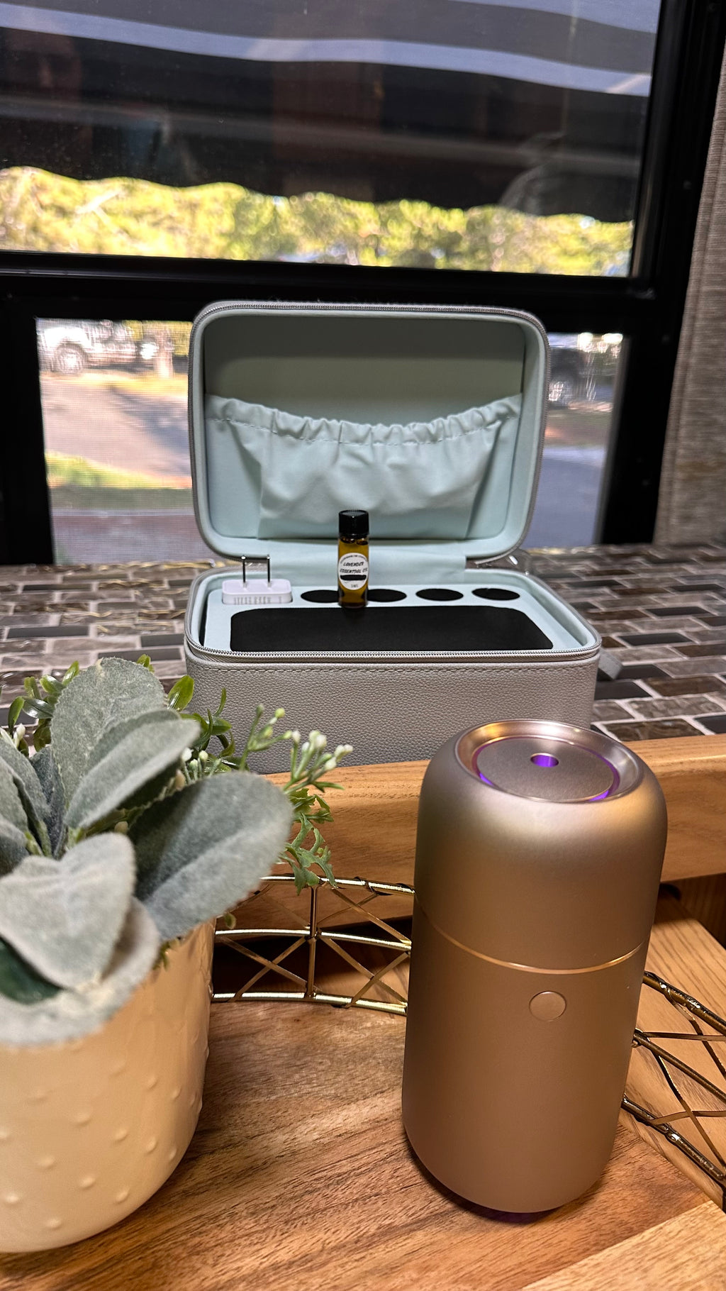 Portable Desk Diffuser Gold