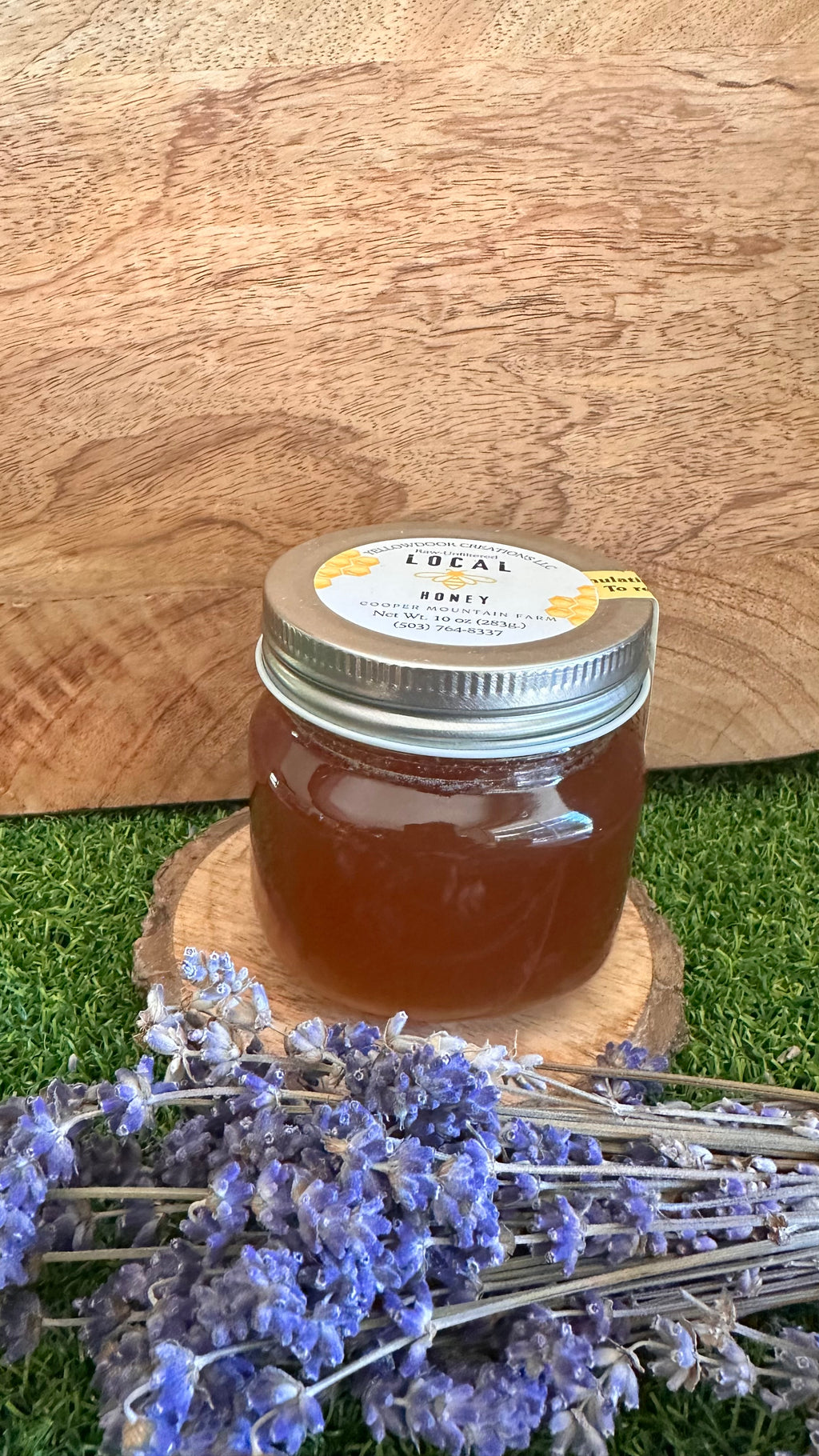 Raw-Unfiltered Local Honey 10 oz