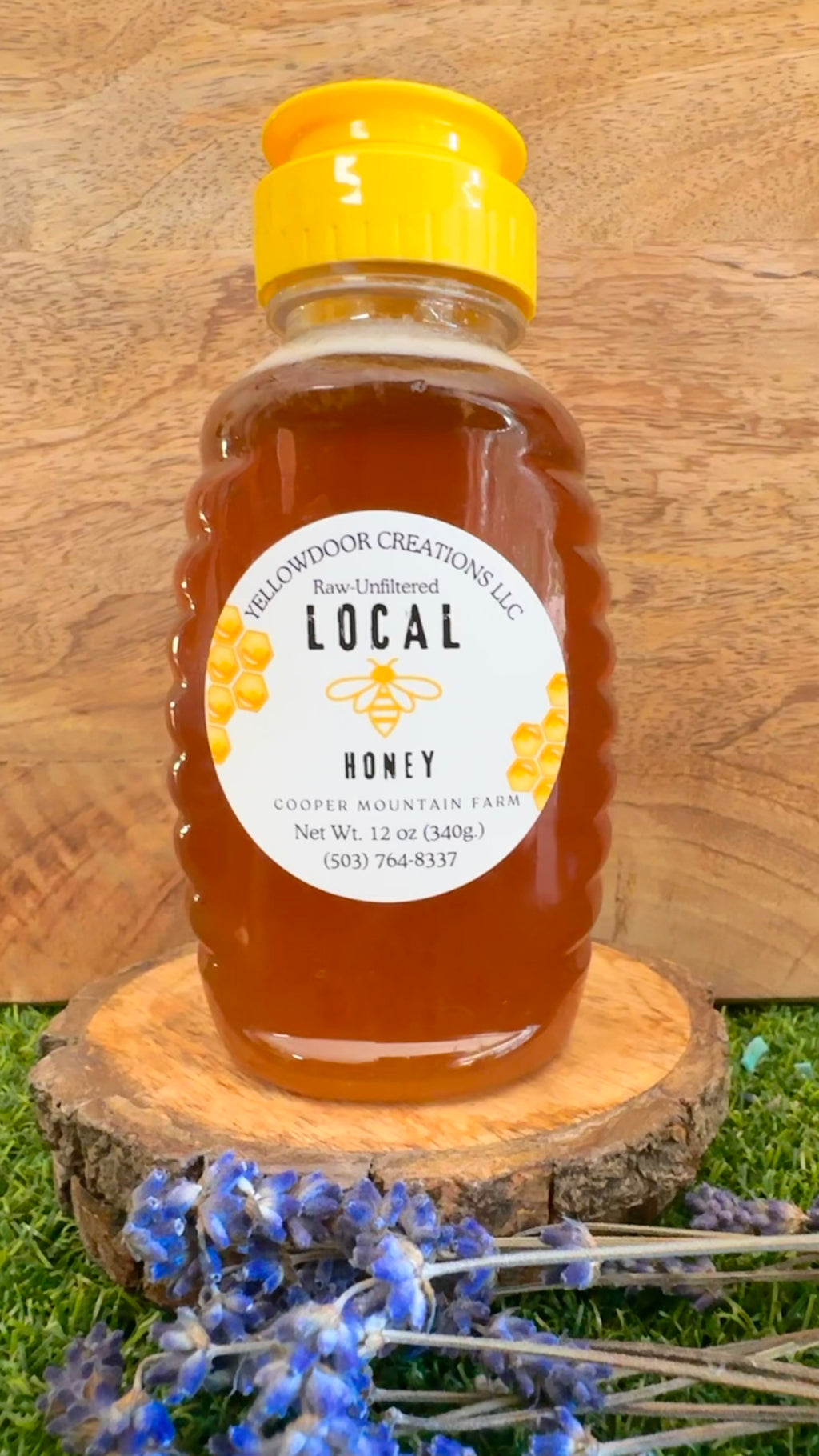 Raw-Unfiltered Local Honey 10 oz